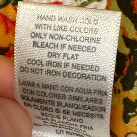 Gabby Skye Sleeveless Pink Orange Rose Floral Flared Dress Size 8 - Picture 14 of 16